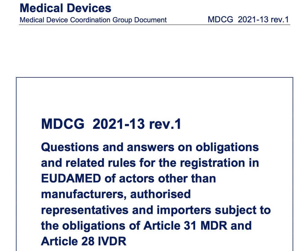 Illustration EUDAMED : quels acteurs doivent (vraiment) s’enregistrer ? Décryptage du guide MDCG 2021-13