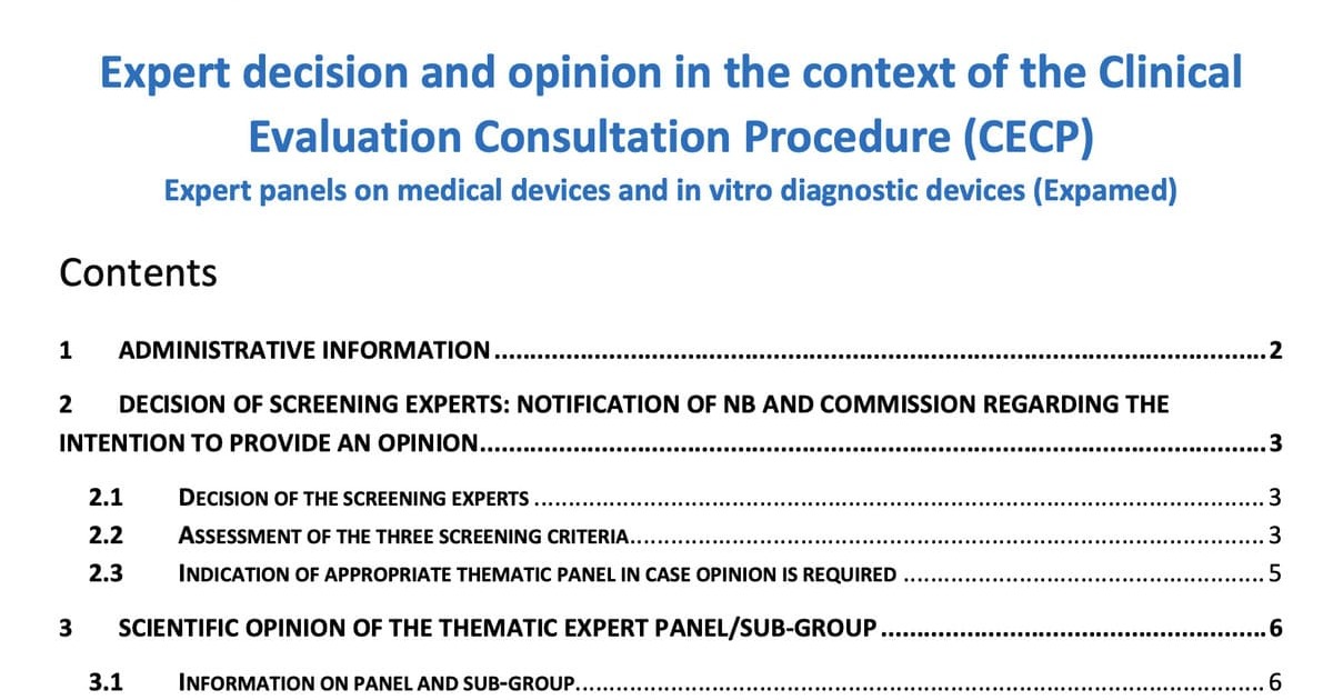 CECP: key takeaways for medical device manufacturers